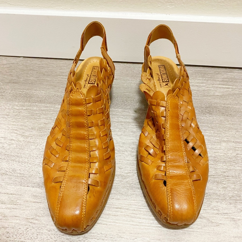 Pikolinos Romana Size 42 Women’s Brown Leather Sandals